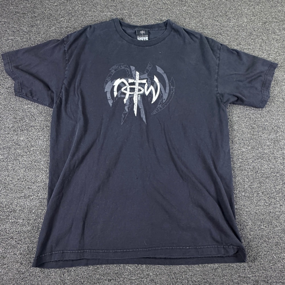 Not Of This World T-Shirt Men XXL Graphic Logo Black NOTW EUC